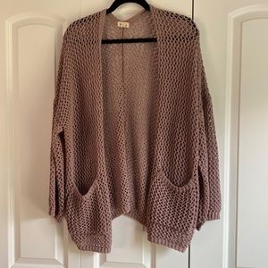 Pol open front cardigan
